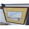 Image 1 : Beach Boat Art - 23" x 19"