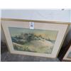 Image 1 : Framed Beach Dune Print - 27" x 20"
