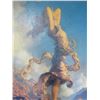 Image 3 : Gold Framed Goddess On Canvas - 39" x 32"