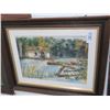 Image 1 : Framed River House - 29" x 23"