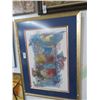 Image 1 : Framed Abstract By Jen U King - 41" x 30"