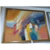 Image 1 : Framed Abstract On Canvas By Wilkinson - 41" x 53"