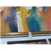 Image 2 : Framed Abstract On Canvas By Wilkinson - 41" x 53"
