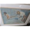 Image 2 : Framed Mother & Children Beach Print by Jatac - 47" x 38"