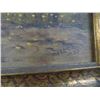 Image 2 : Framed River Forest Scene On Canvas - 28" x 34"