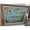 Image 1 : Trees By The Shore - 25" x 21"