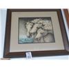 Image 1 : Three Wild Stallions - 21" x 19"