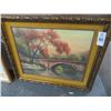Image 1 : Bridge In The Park by E. Hergis - 26" x 23"