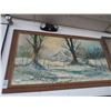 Image 1 : The Old Barn by Higgens - 52" x 33"