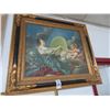 Image 1 : Framed Religious Art On Canvas - 32" x 32"
