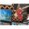Image 8 : Wall Lot Asst. Artwork Includes Jamiacan, Haitian & African Paintings