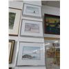 Image 2 : Lot of Small Framed Artwork