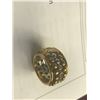 Image 2 : 18 K Two Tone Diamond Ring, Ten Round Brilliant Cut Diamonds .33 CT, 14.3 G, Retail Value $3,250.00