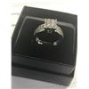 Image 2 : 10K WG Diamond Ring, 33 Round Brilliant Cut Diamonds 1.0 CT,