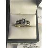 Image 3 : 14K YG Sapphire & Diamond Ring w/Sapphire Mixed Cut 1.50 CT,