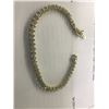 Image 2 : 10K YG Diamond Bracelet Containing 50 Round Brilliant Diamonds 2.5 CT