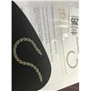 Image 1 : 14K YG Diamond Bracelet w/20 Round Brilliant Cut Diamonds .66 CT, 13.7 G