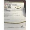 Image 1 : 14K YG Diamond Bracelet w/19 Round Brilliant Diamonds, 1.00 CT, 19.7 G
