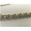 Image 2 : 14K YG Diamond Bracelet w/19 Round Brilliant Diamonds, 1.00 CT, 19.7 G