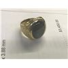 Image 2 : 14K YG Black Star Sapphire 9.6 CT, 22.9 G, Replacement Value $3,450.00