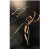 Image 1 : Autographed Thor Tom Hiddleston Poster