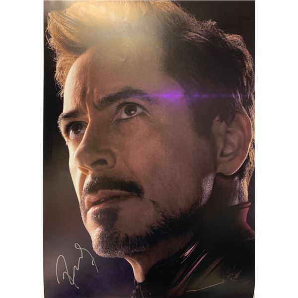 Autographed Iron Man Robert Downey Jr Poster