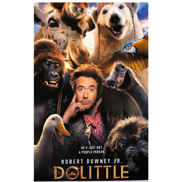 Dolittle Poster Robert Downey Jr. Autographed Autographed