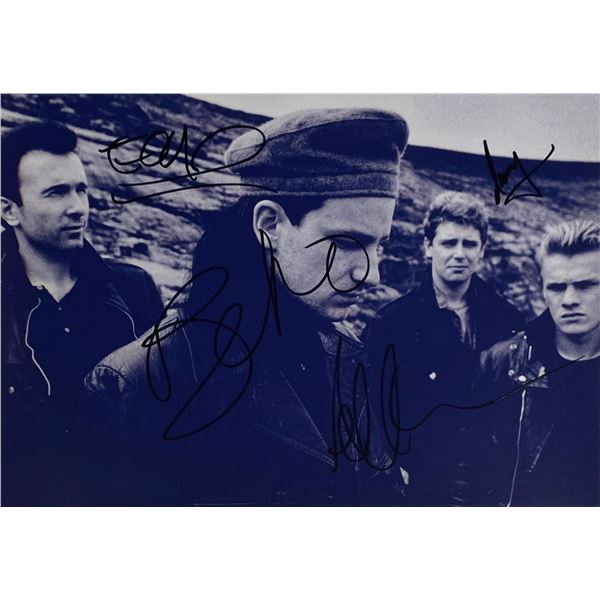 Autograph Signed  U2 Photo