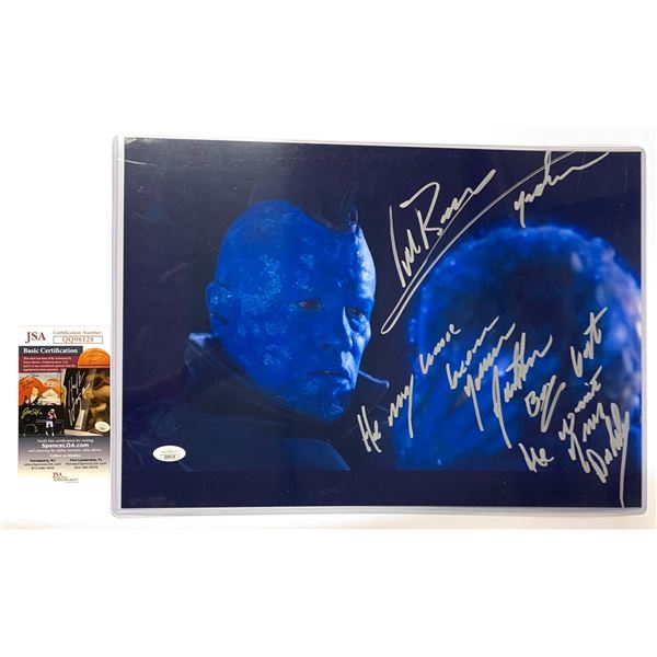 Signed Michael Rooker JSA Poster