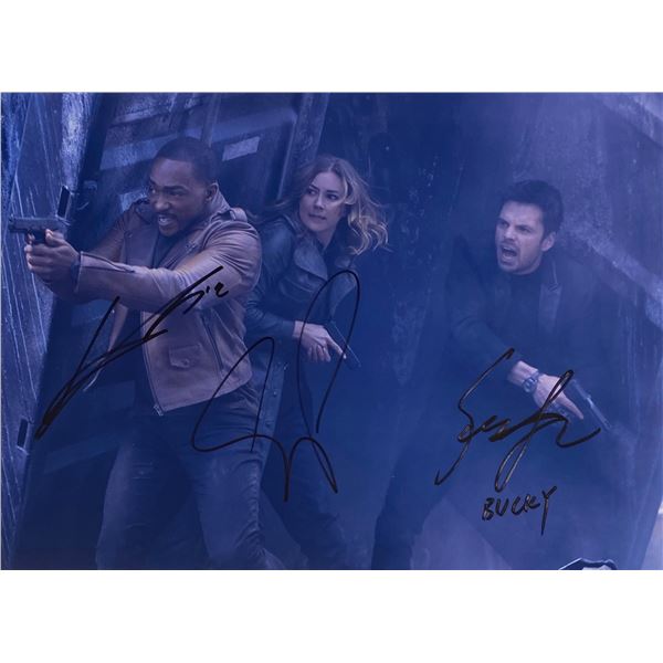 Autograph Signed Falcon Winter Soldier Photo