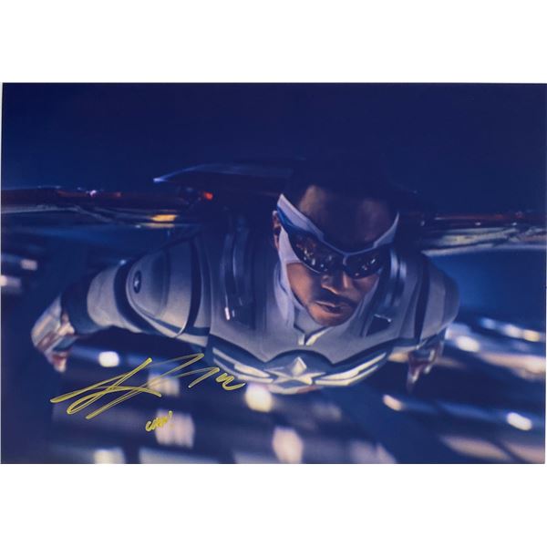 Autograph Signed Falcon Winter Soldier Photo