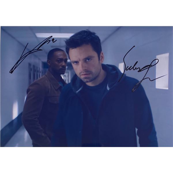 Autograph Signed Falcon Winter Soldier Photo