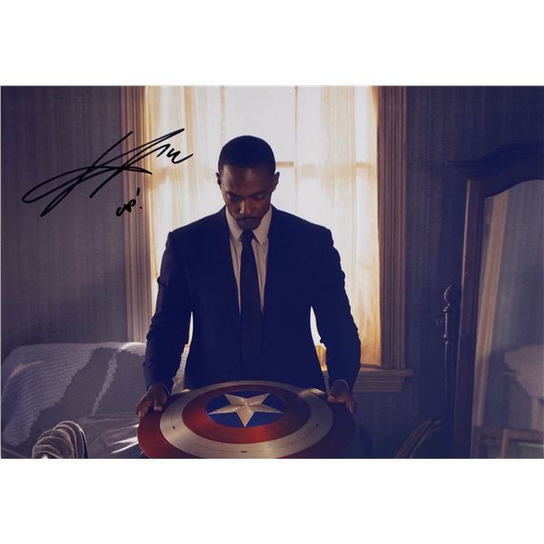 Autograph Signed Falcon Winter Soldier Photo