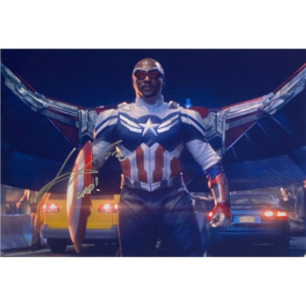 Autograph Signed Falcon Winter Soldier Photo