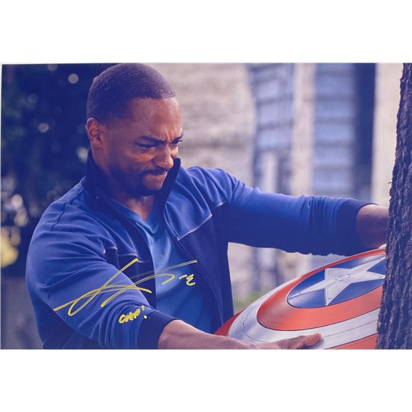 Autograph Signed Falcon Winter Soldier Photo