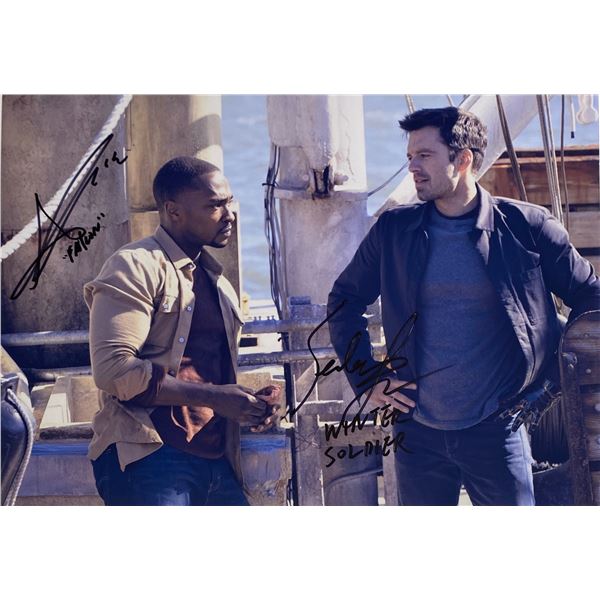 Autograph Signed Falcon Winter Soldier Photo