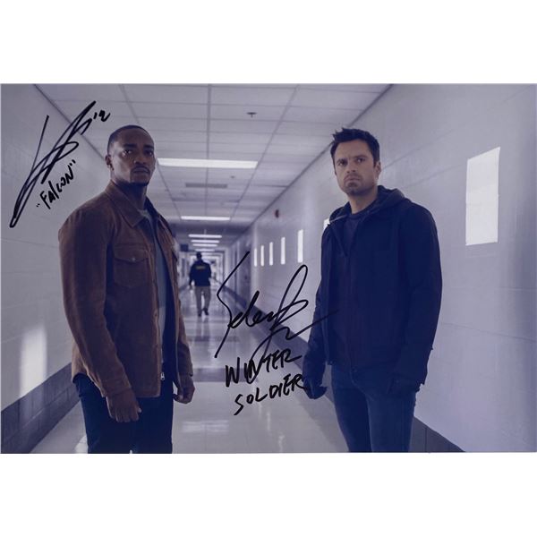 Autograph Signed Falcon Winter Soldier Photo