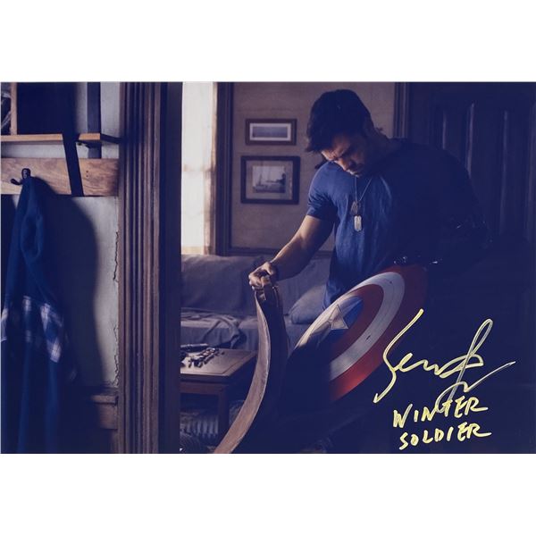 Autograph Signed Falcon Winter Soldier Photo