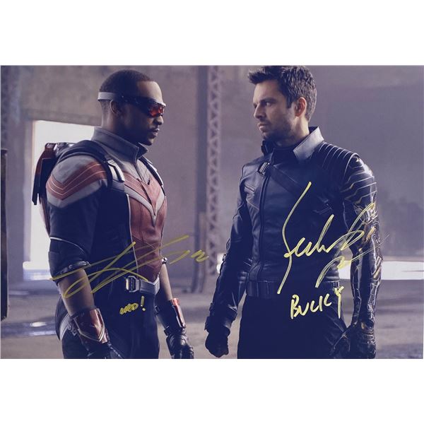 Autograph Signed Falcon Winter Soldier Photo