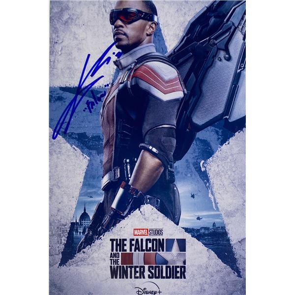 Autograph Signed Falcon Winter Soldier Photo