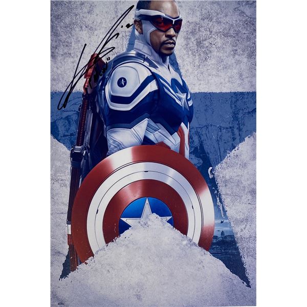 Autograph Signed Falcon Winter Soldier Photo