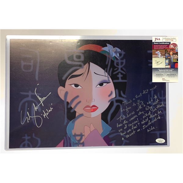 Signed Mulan JSA Photo