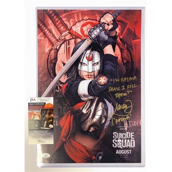 Signed Sucide Squad JSA Photo