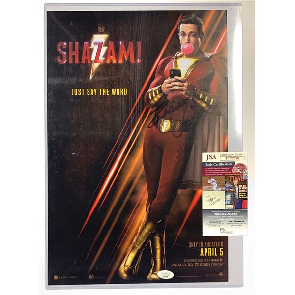 Signed Shazam JSA Photo