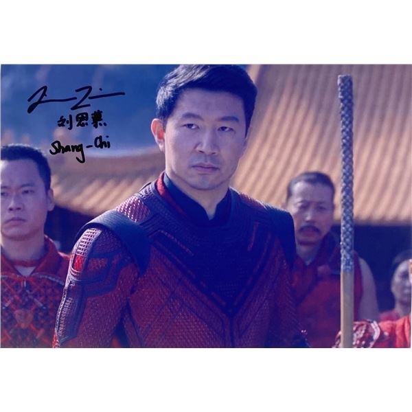 Autograph Signed Shang Chi Photo