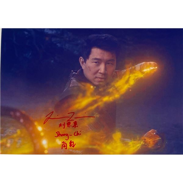 Autograph Signed Shang Chi Photo