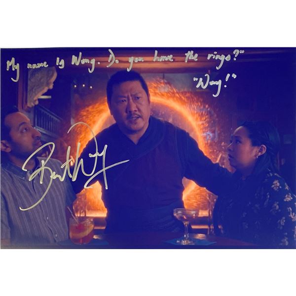 Autograph Signed Shang Chi Photo