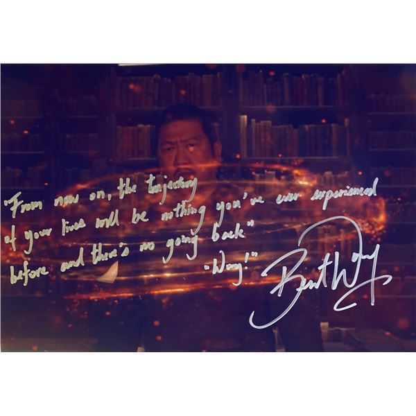 Autograph Signed Shang Chi Photo