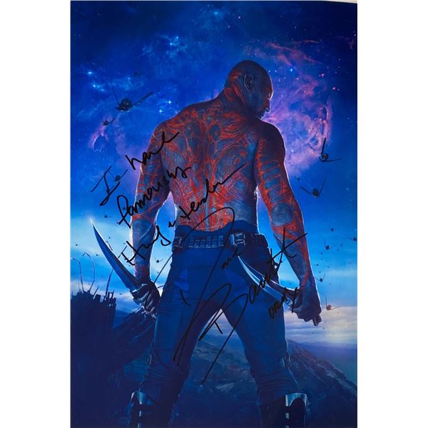 Autograph Signed Guardians of the Galaxy Photo