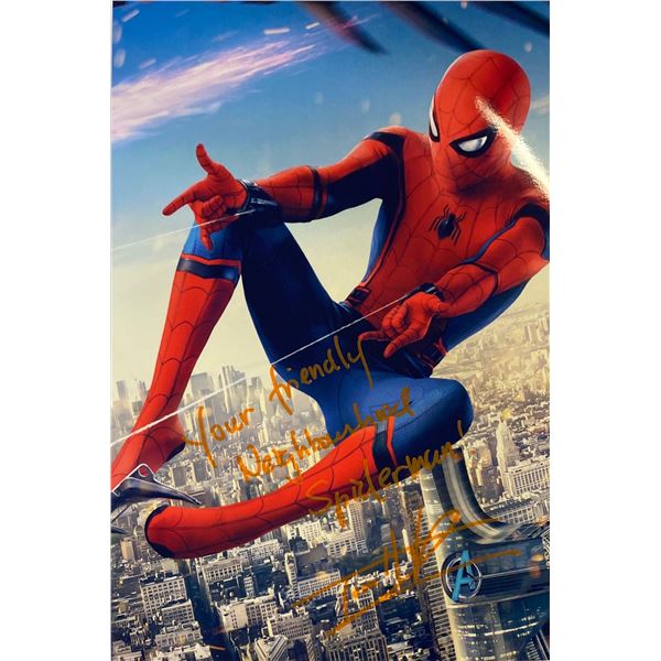 Autograph Signed Spiderman Photo